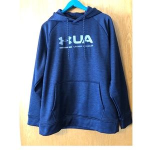 ‼️LAST CHANCE SALE‼️ UNDER ARMOUR Men's Logo Cold Gear Fleece Hooded Sweatshirt